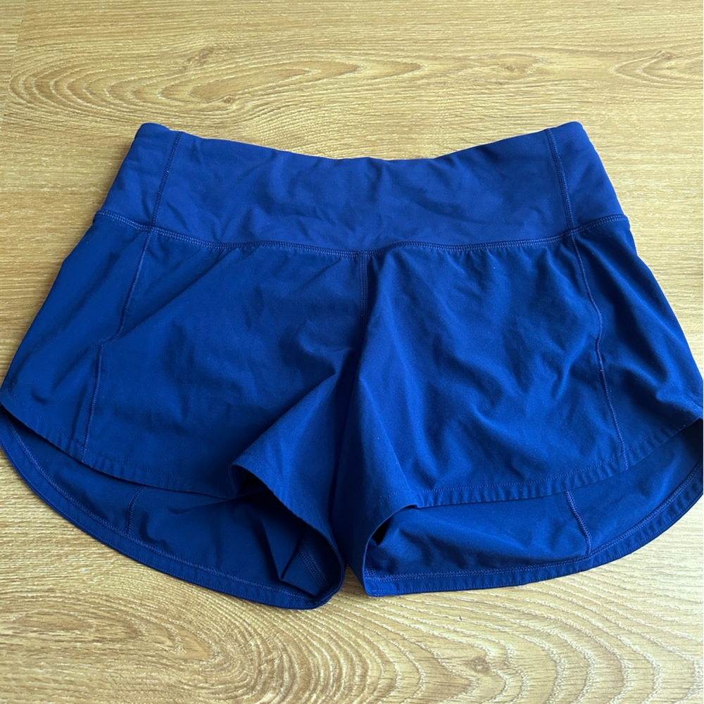 Lululemon Blue Speed up shorts